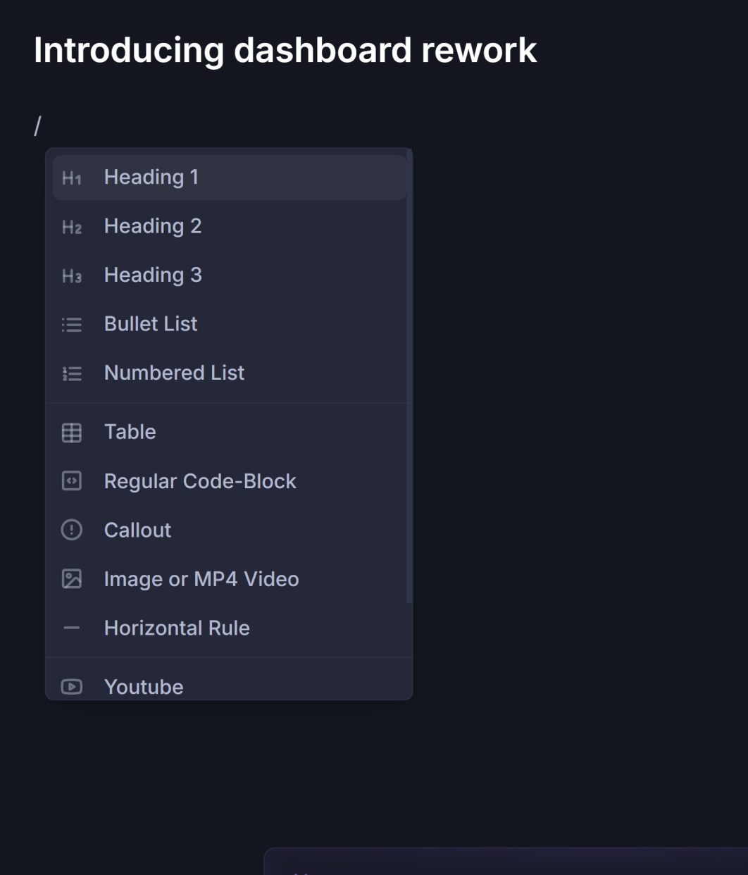 Feedback collection