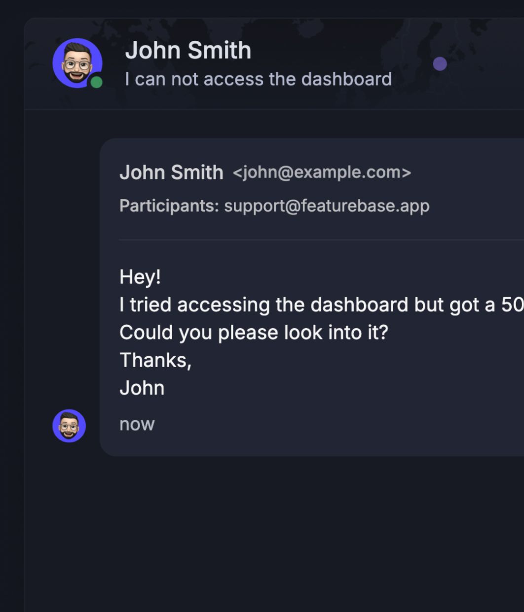 Email support