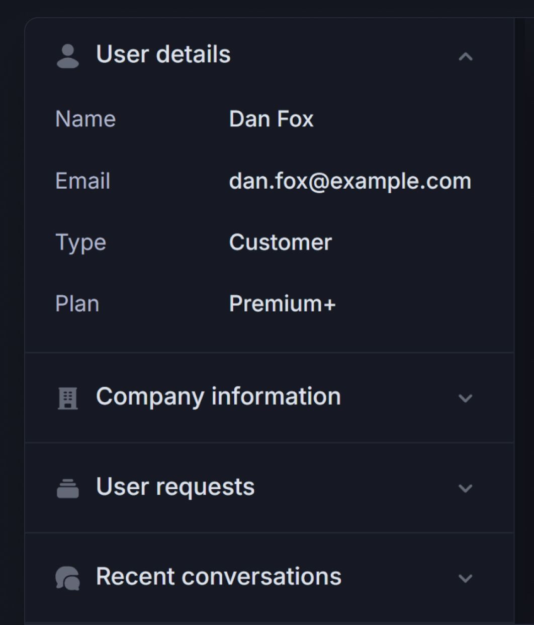 Sync customer data