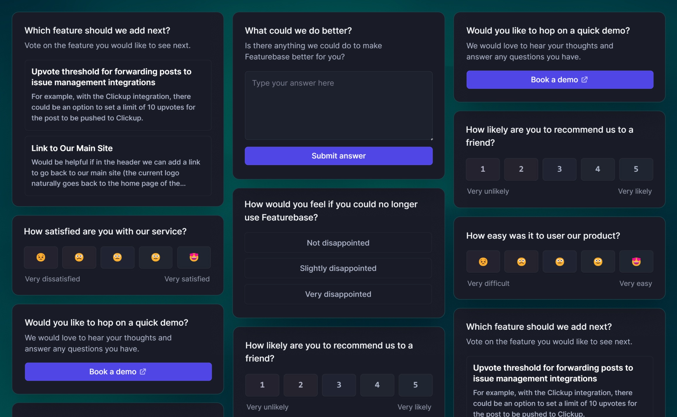 In-app surveys